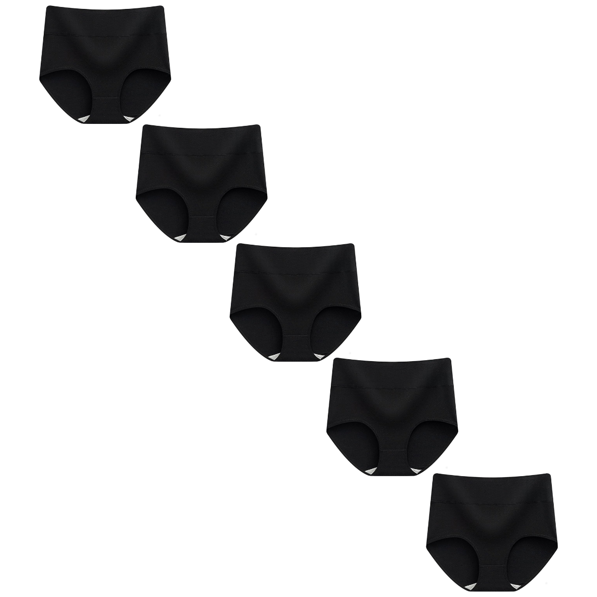 Calcinha Absorvente Lavável Secura Dry - Cintura Alta Preta Viva Secura