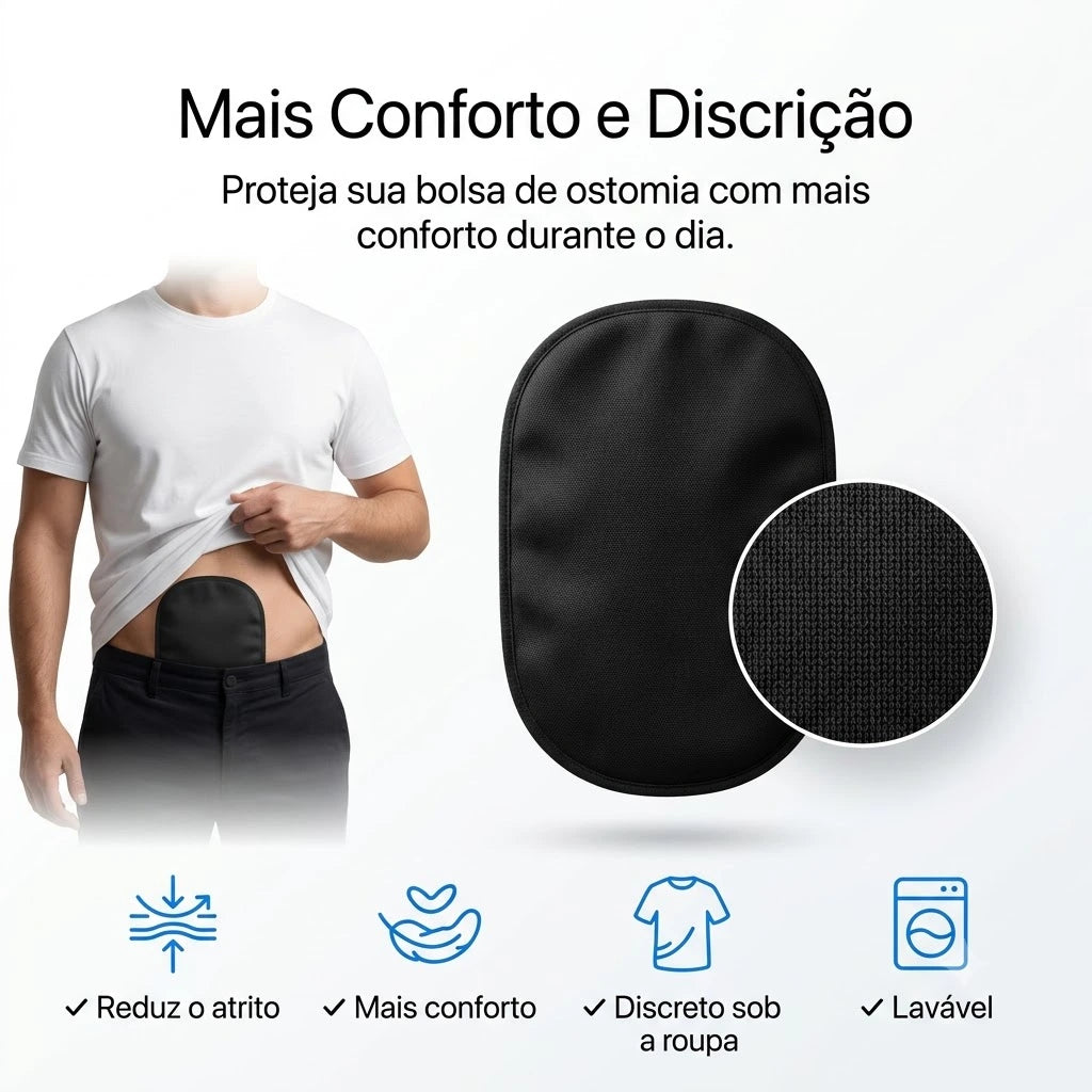 Capa Protetora para Bolsa de Ostomia Lavável Viva Secura