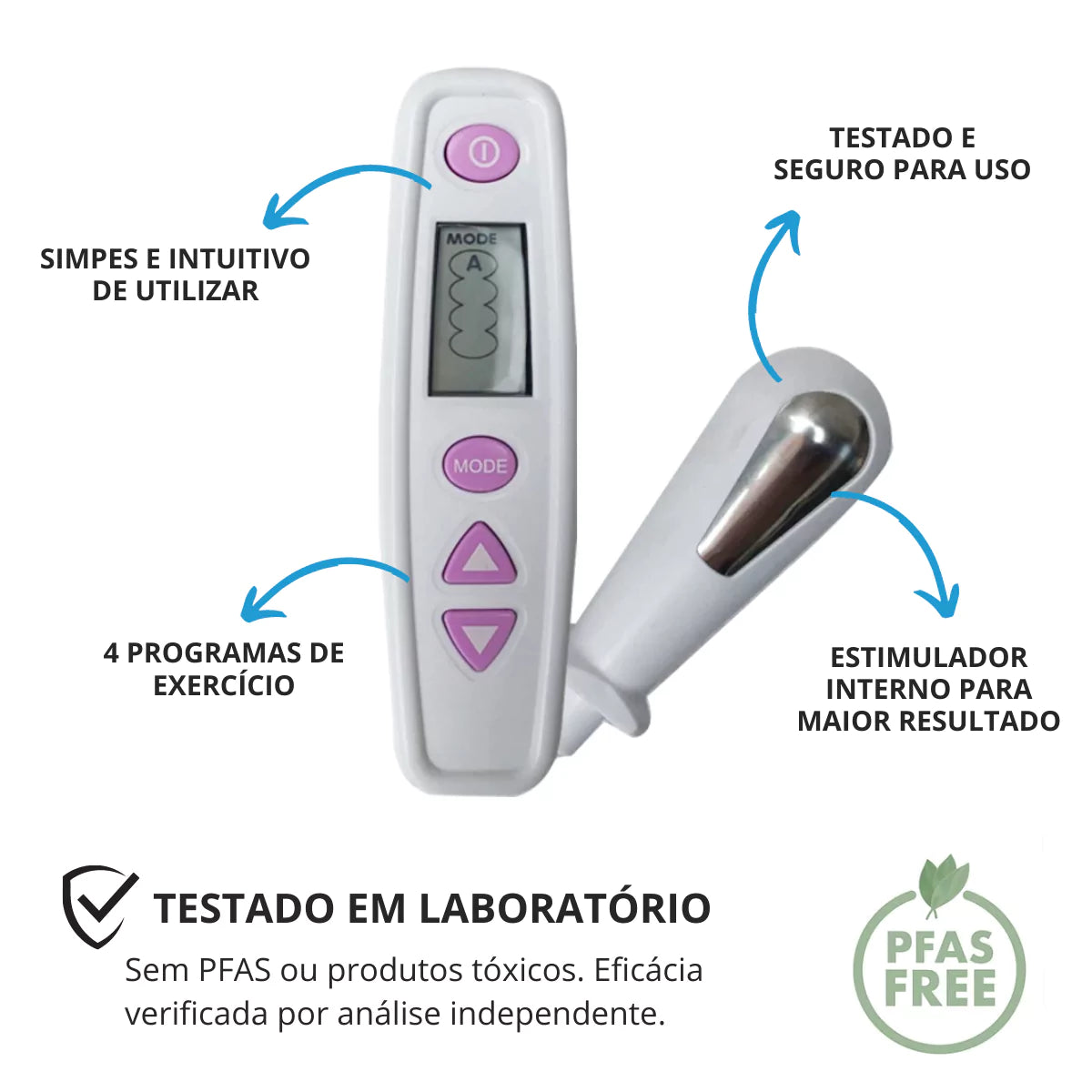 Estimulador Pélvico Elétrico Pós Parto - Secura Tech Viva Secura