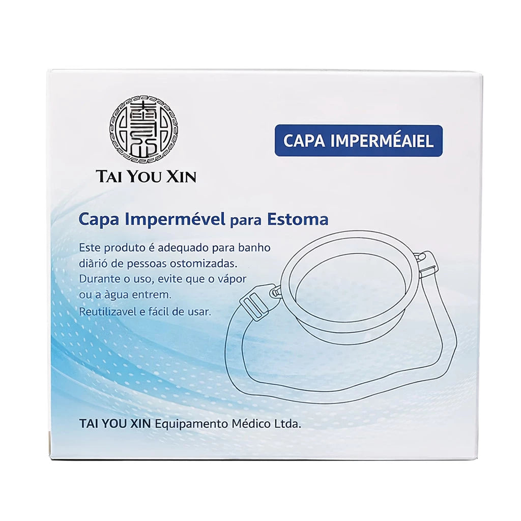Protetor Impermeável para Estoma – Capa de Banho para Ostomia com Cinto Ajustável Viva Secura
