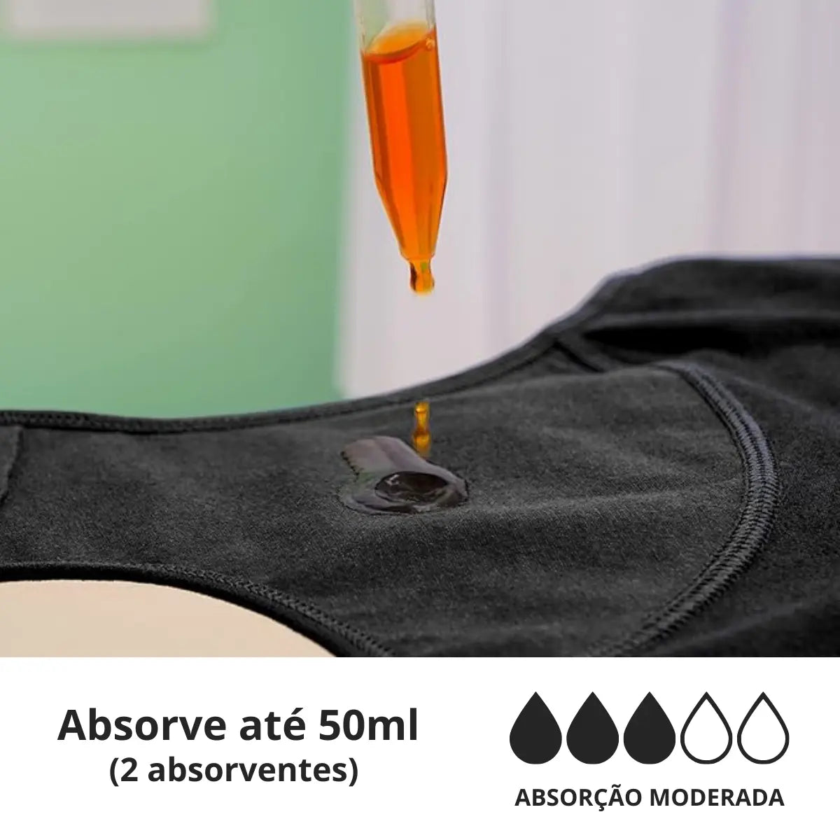 Calcinha Absorvente Lavável Secura Dry - Cintura Alta Viva Secura