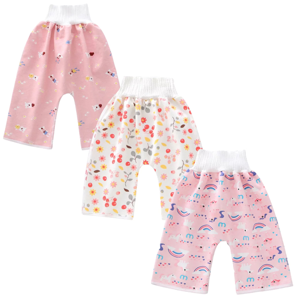 Calça Absorvente para Desfralde Infantil Secura Baby rosa viva secura