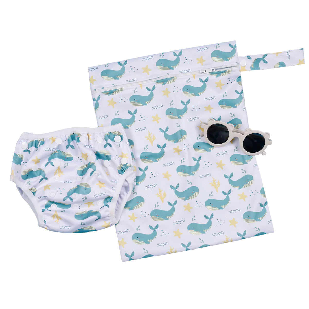 Fralda Ecológica de Banho Natação Regulável 0 a 2 anos - Secura Baby viva secura