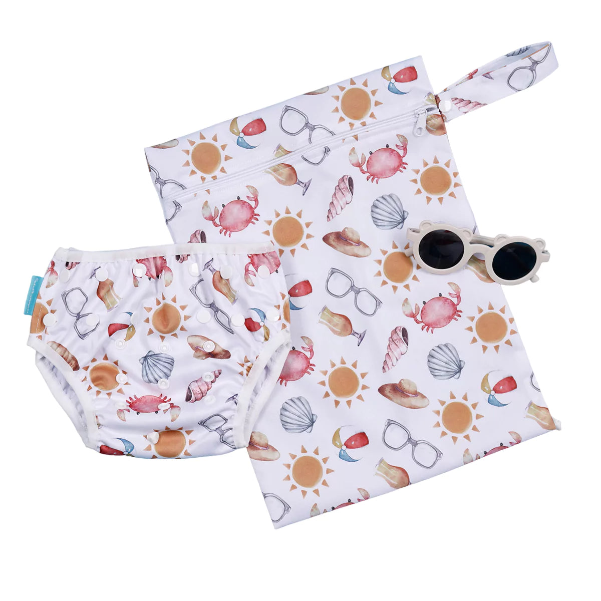 Fralda Ecológica de Banho Natação Regulável 0 a 2 anos - Secura Baby viva secura