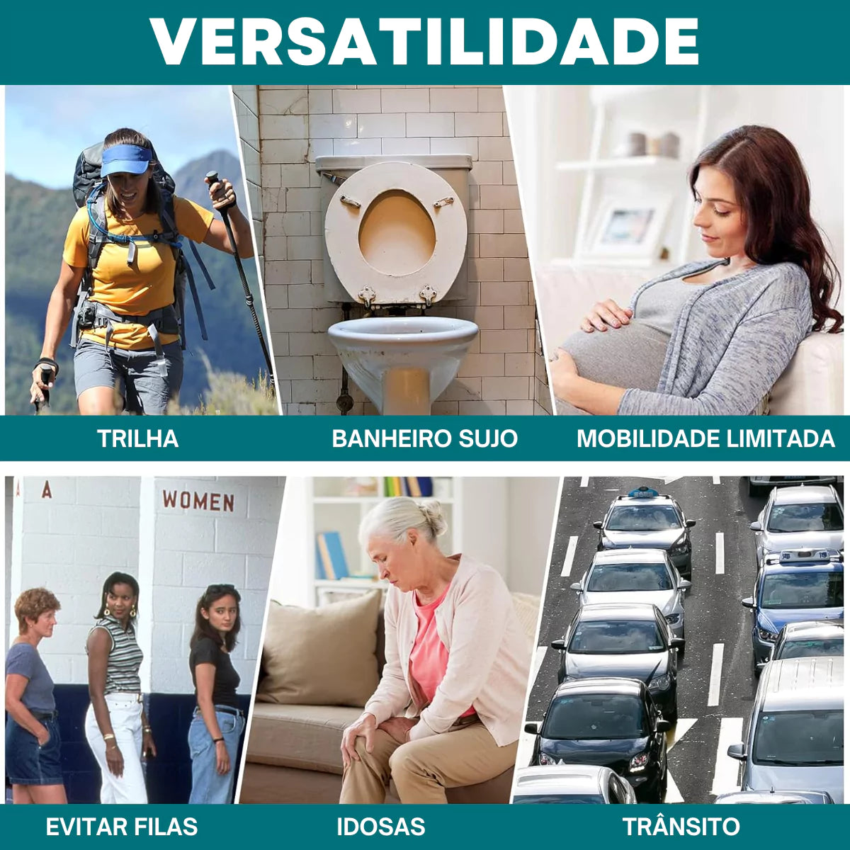 Funil Urinario feminino Reutilizável Viva Secura