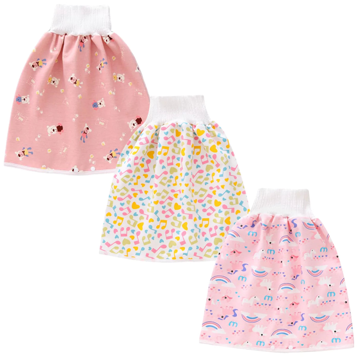 Saia Absorvente para Desfralde Infantil Secura Baby rosa viva secura