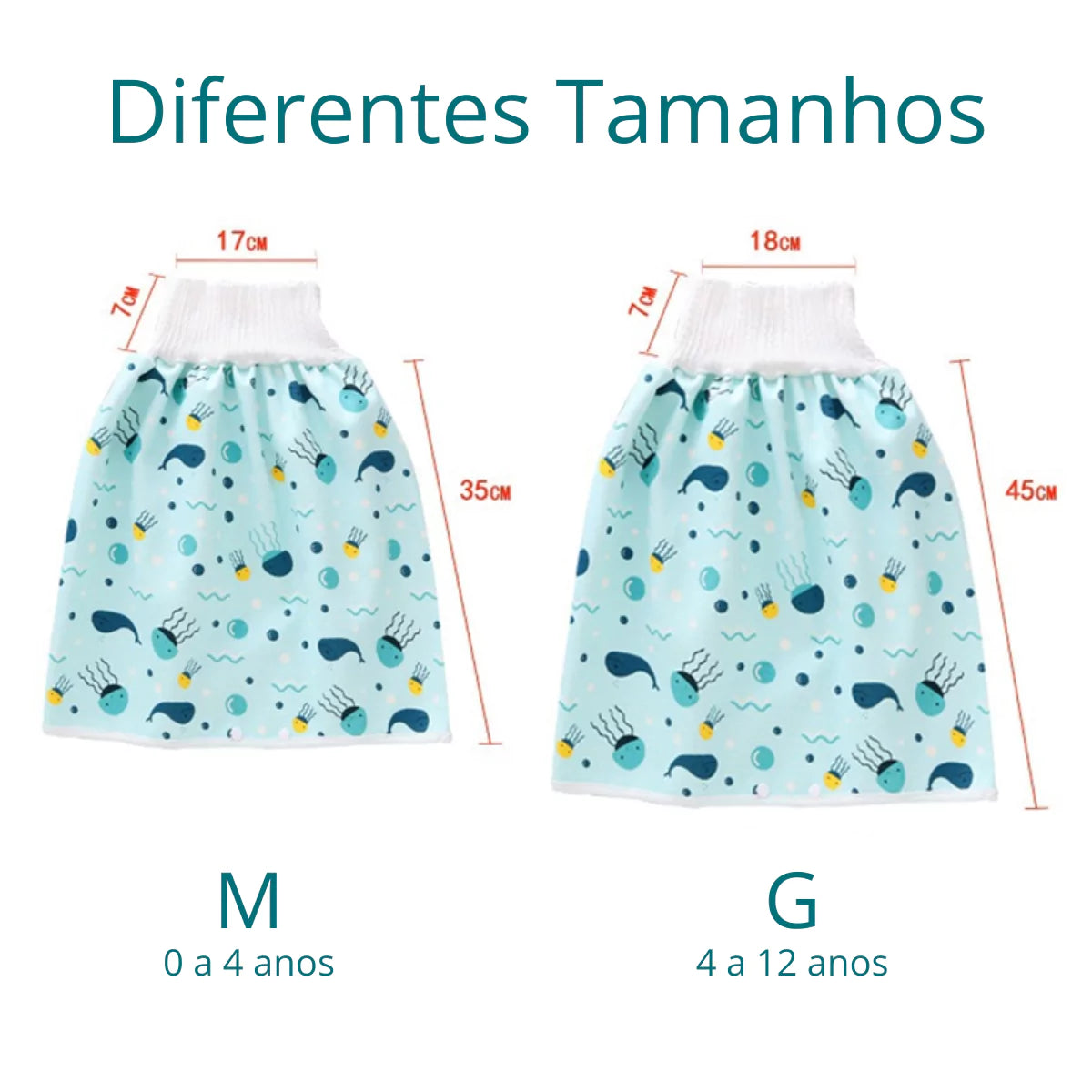Saia Absorvente para Desfralde Infantil Secura Baby viva secura