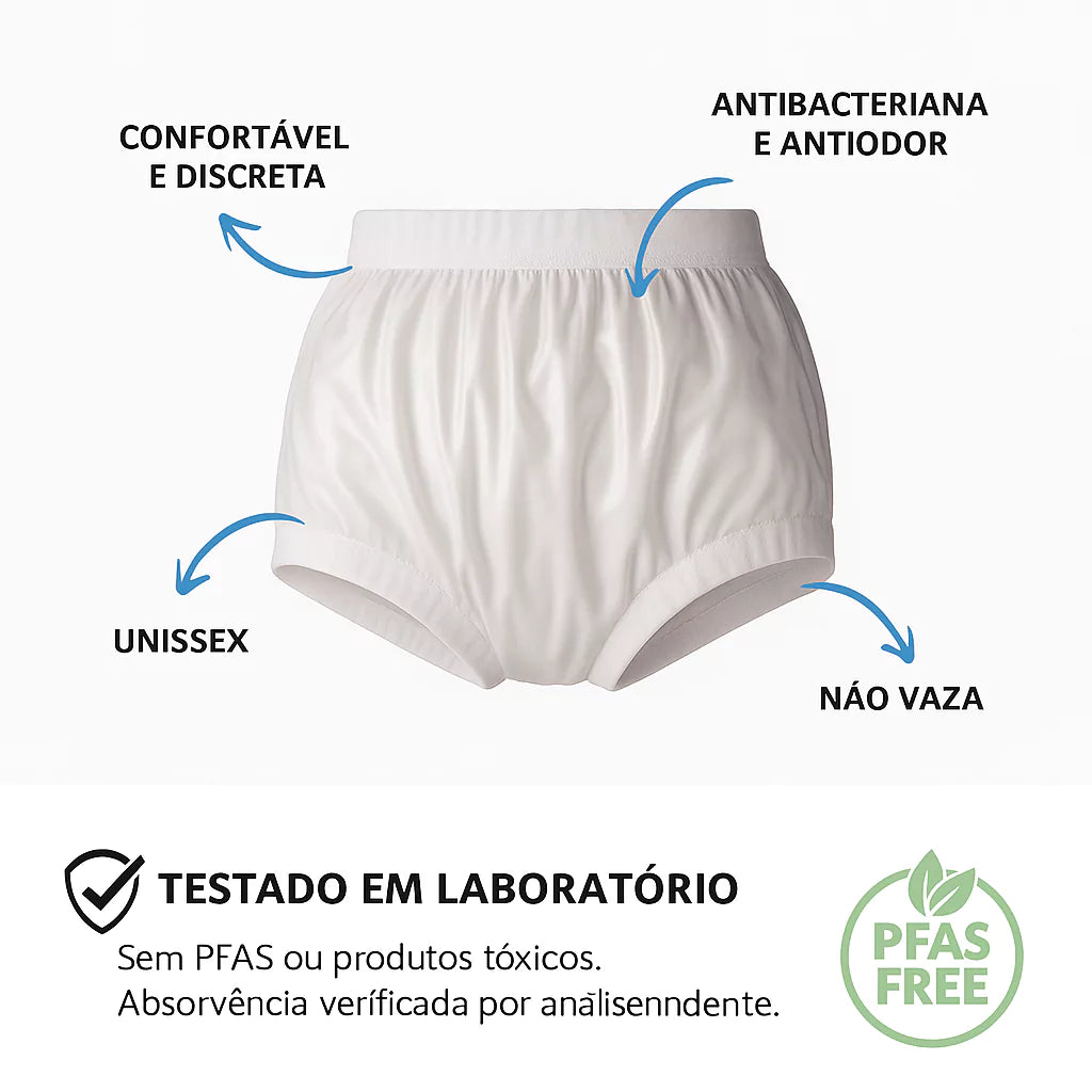 Calça Plástica Geriátrica Adulto Unissex - Secura Proof Viva Secura