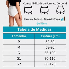 Calça Plástica Geriátrica Adulto Unissex - Secura Proof Viva Secura