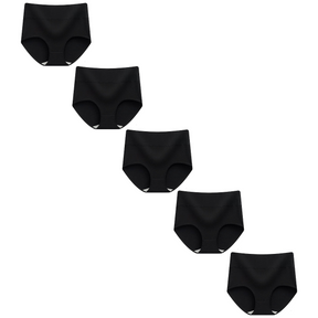 Calcinha Absorvente Lavável Secura Dry - Cintura Alta Preta Viva Secura