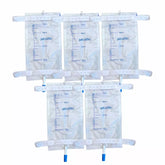 Kit 5 Coletores de Urina de Perna 750ml com Extensão Sistema Fechado - Secura Care Viva Secura