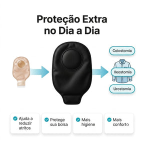 Capa Protetora para Bolsa de Ostomia Lavável Viva Secura