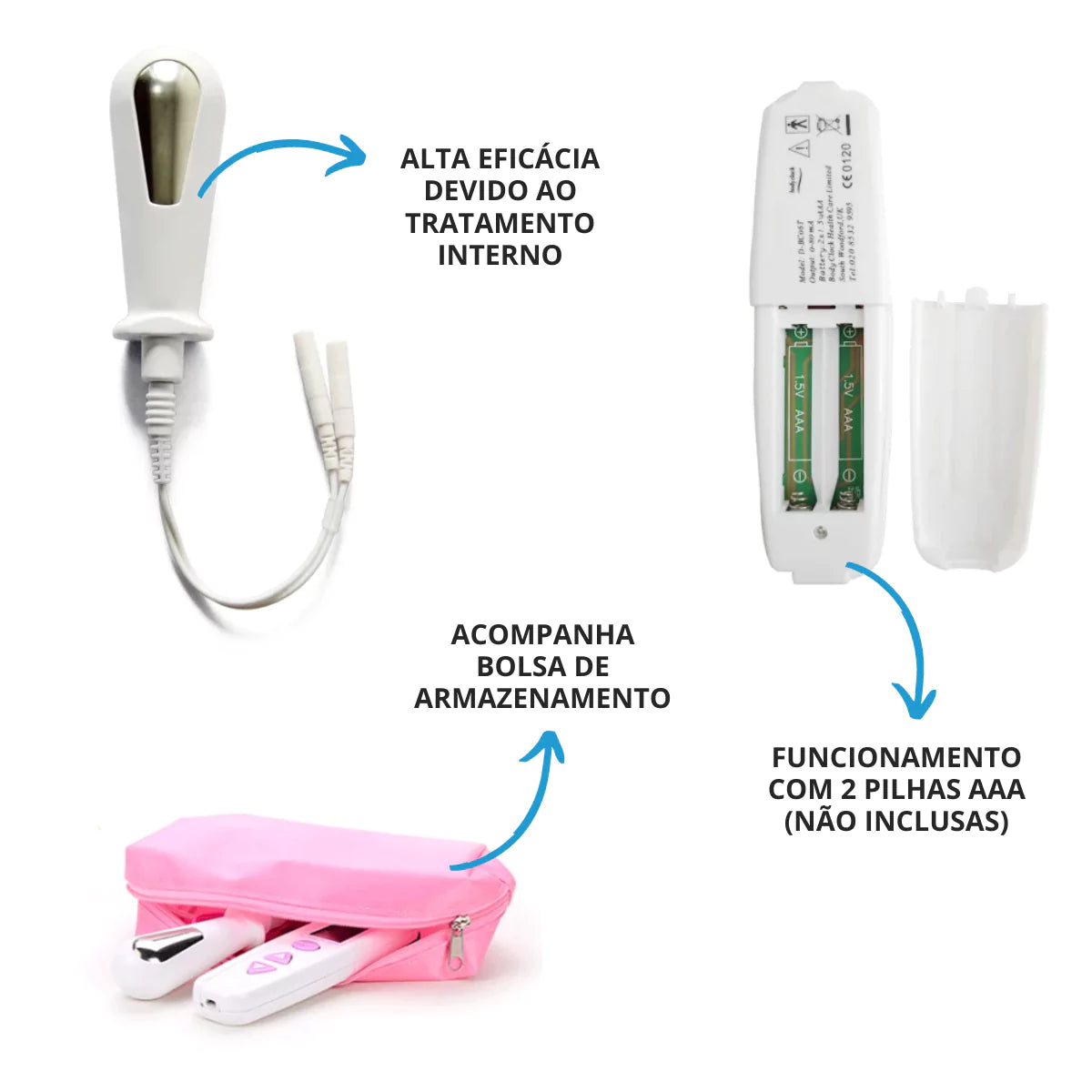 Estimulador Pélvico Elétrico Pós Parto - Secura Tech Viva Secura