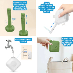 Bidê Portátil para Higiene Pessoal 240ml - Secura Tech Viva Secura