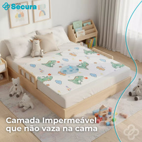 Protetor Absorvente para Colchão Cama Infantil - Secura Baby Viva Secura