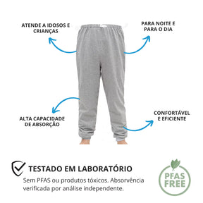 Calça Absorvente para Idoso - Secura Dry Viva Secura