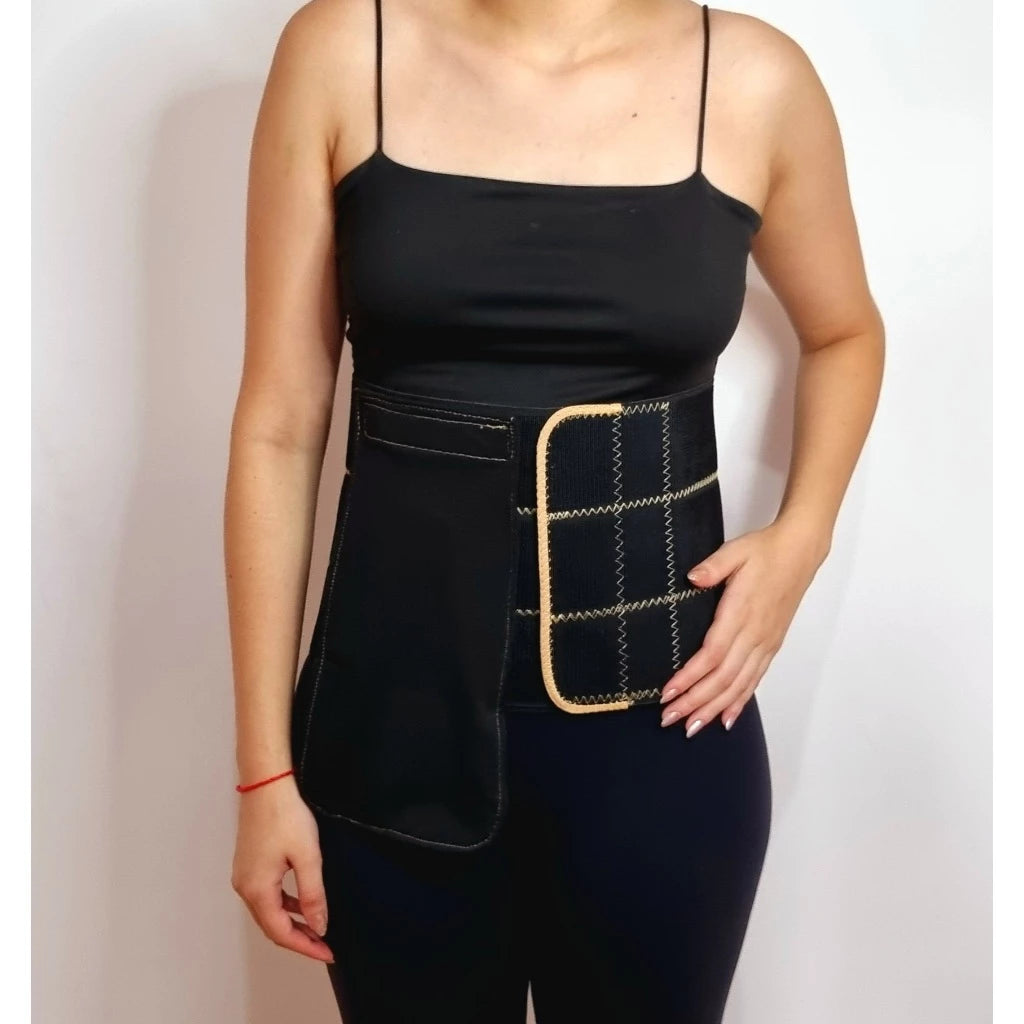 Cinta Abdominal para Ostomia com Abertura – Suporte Pós-Cirúrgico para Colostomia e Urostomia Viva Secura