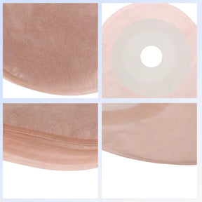 Bolsa de Colostomia Descartável 1 Peça com Barreira Hidrocoloide – Kit 10 Unidades Viva Secura