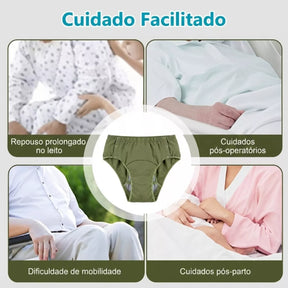 Fralda Geriátrica Lavável Reutilizável com Grafeno Antibacteriana para Incontinência Unissex Viva Secura