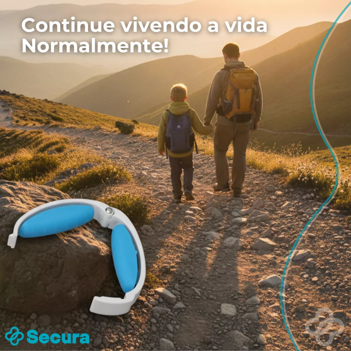 Grampo para Incontinência Masculina - Secura Clamp viva secura