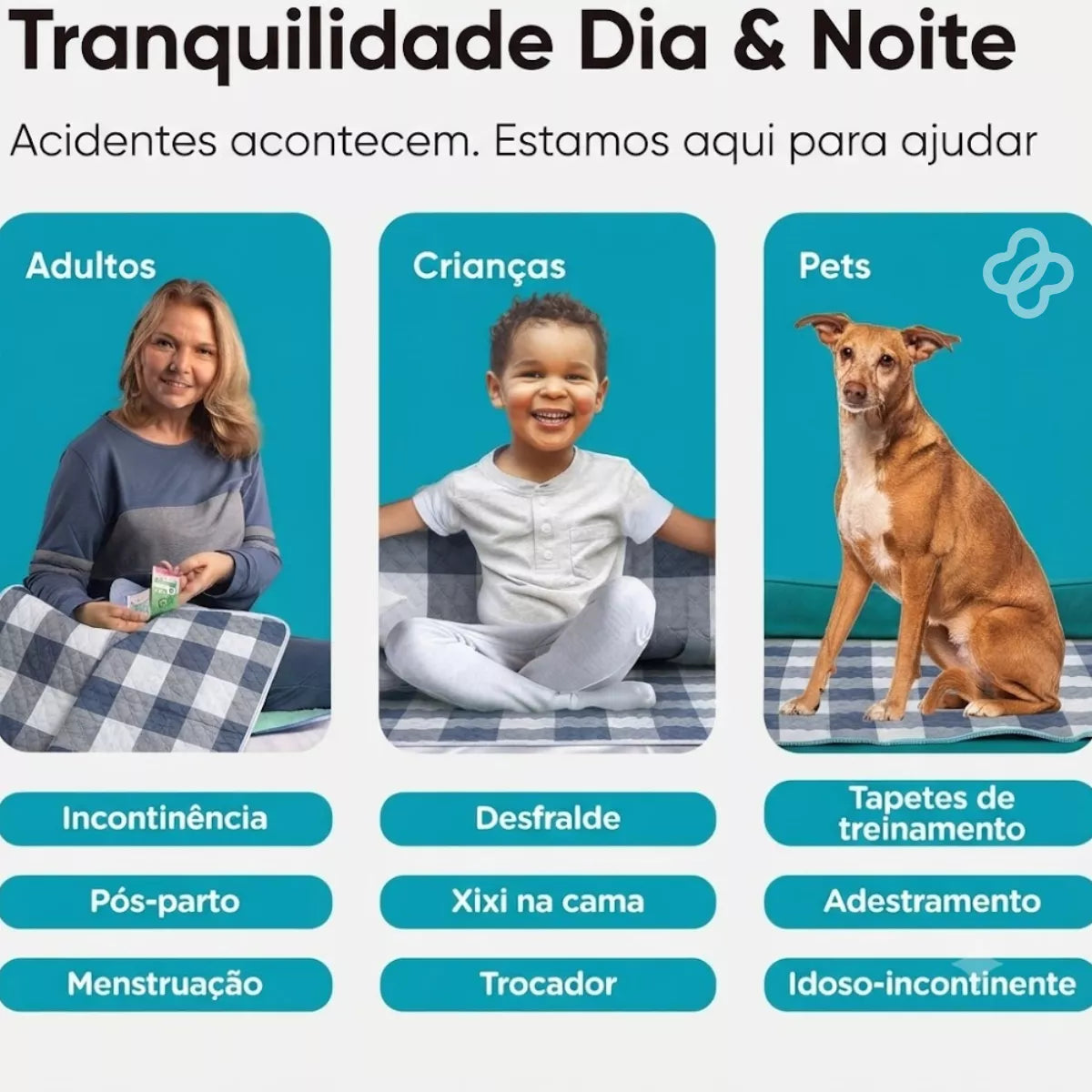 Protetor de Colchão Absorvente Lavável para Adulto Idoso - Secura Soft Viva Secura