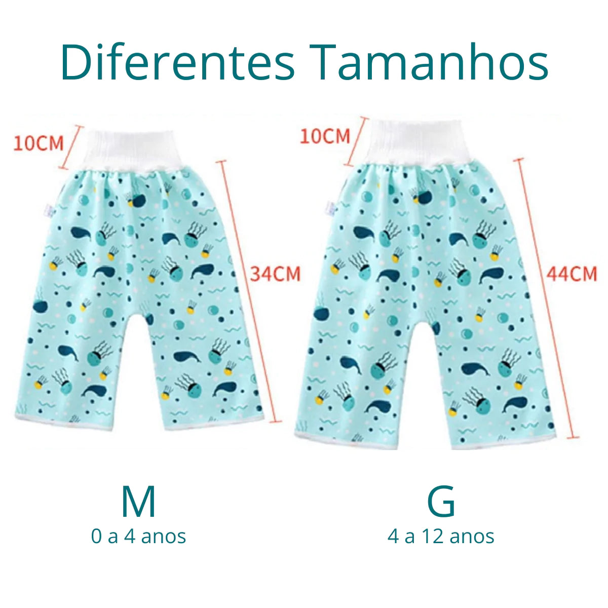 Calça Absorvente para Desfralde Infantil Secura Baby rosa viva secura