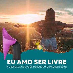 Funil Urinario feminino Reutilizável Viva Secura