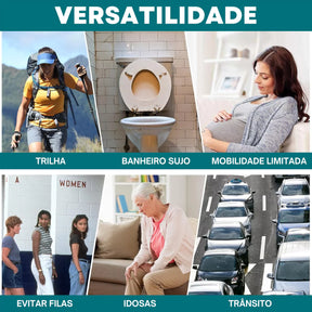 Funil Urinario feminino Reutilizável Viva Secura