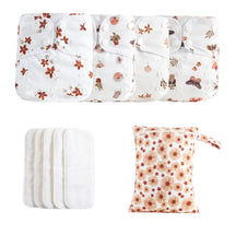 Kit 4 Fraldas Ecológicas de Pano Reutilizável e Regulável para Bebe Secura viva secura