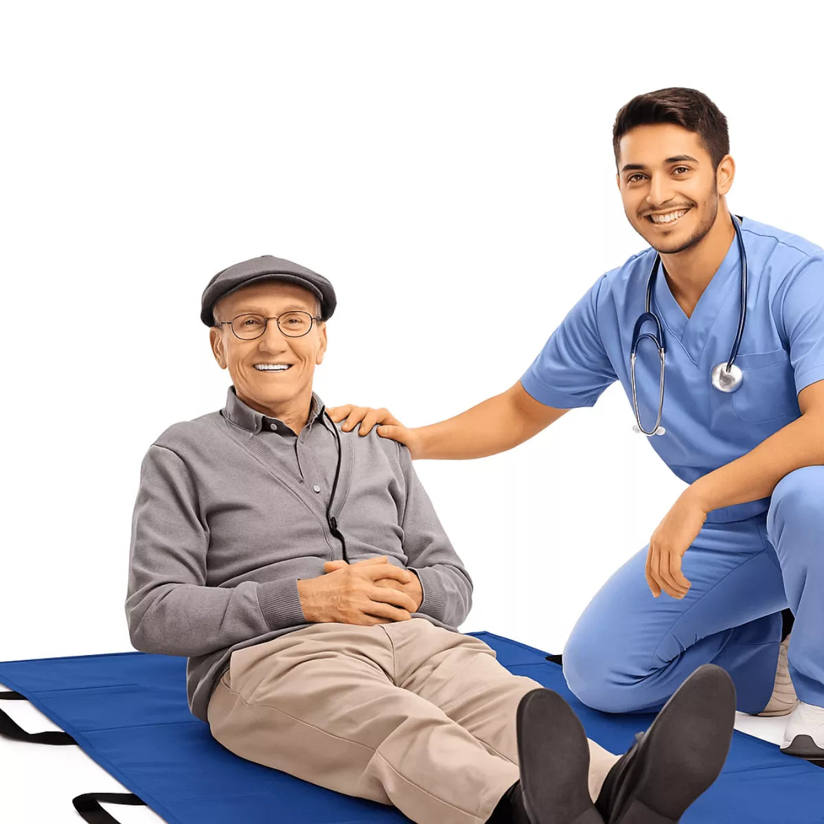 Lona para Transferência de Idosos Impermeável com Alças Reforçadas – Suporte até 200kg Secura Lift Viva Secura