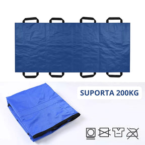 Lona para Transferência de Idosos Impermeável com Alças Reforçadas – Suporte até 200kg Secura Lift Viva Secura