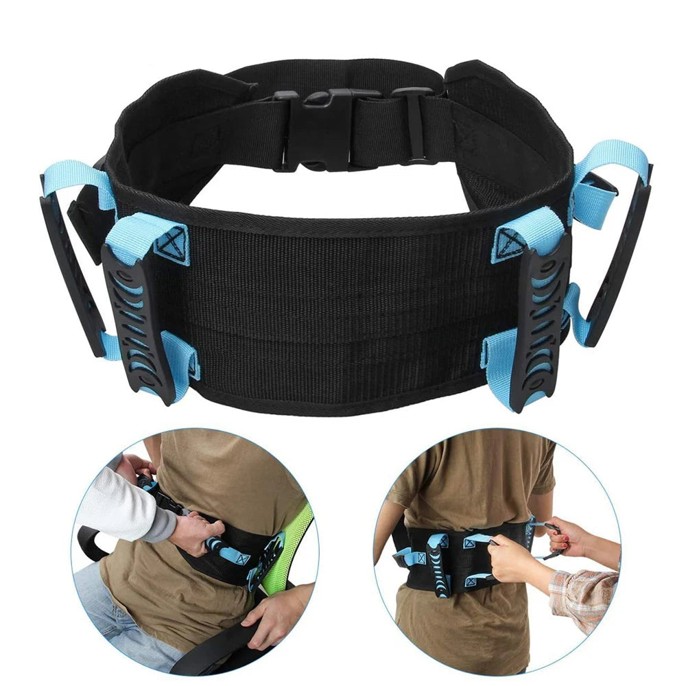 Cinto de Transferência para Idosos e Cuidador – Suporte de Levantamento com Alças Ergonômicas Secura Lift Viva Secura