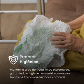 Trocador Impermeável Dupla Face para Colchão Adulto e Infantil – Napa Premium Secura Care Viva Secura