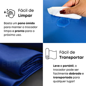 Trocador Impermeável Dupla Face para Colchão Adulto e Infantil – Napa Premium Secura Care Viva Secura