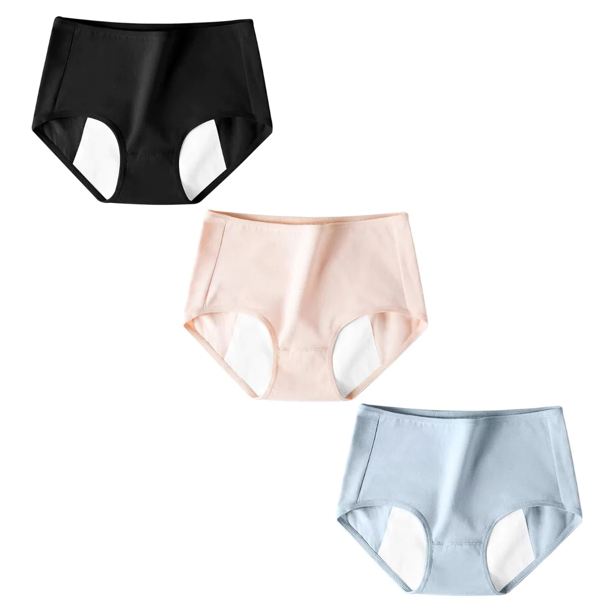 Calcinha Absorvente Lavável Secura Dry - Cintura Média Coloridas Viva Secura