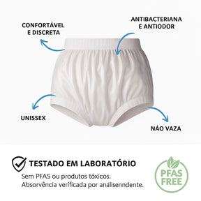 Calça Plástica Geriátrica Adulto Unissex - Secura Proof Viva Secura