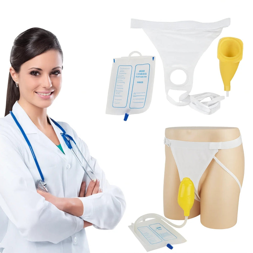 Coletor Masculino com Bolsa e Suporte Anatômico – Uso Confortável e Seguro no Dia a Dia Viva Secura